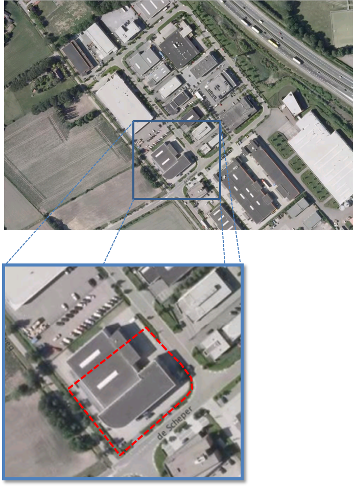 Figuur 1: Bedrijventerrein De Scheper I, ligging te wijzigen plangebied