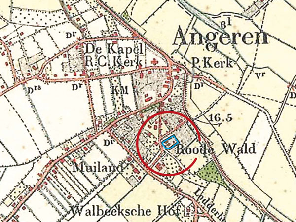 Figuur 6: Historische kaart uit circa 1900