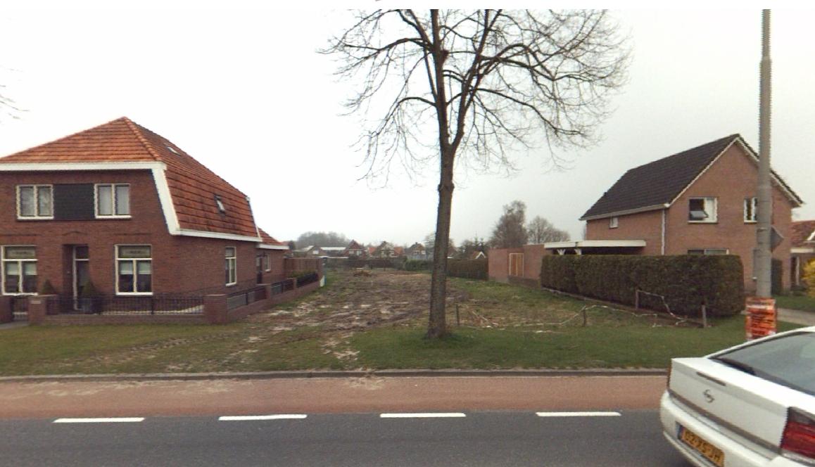 Vooraanzicht perceel