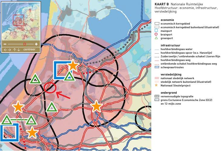 Uitsnede Ruimtelijke Hoofdstructuur